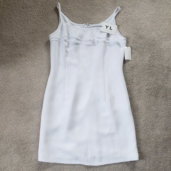NWT White YL dress - Picture 3 of 9